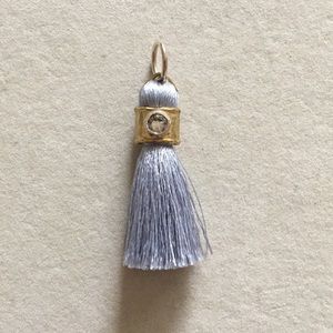 Waxing Poetic Lavender Tassel Charm